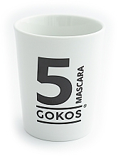 Парфумерія, косметика Склянка-підставка для пензлів і олівців "5 Mascara" - Gokos Cup Numbers