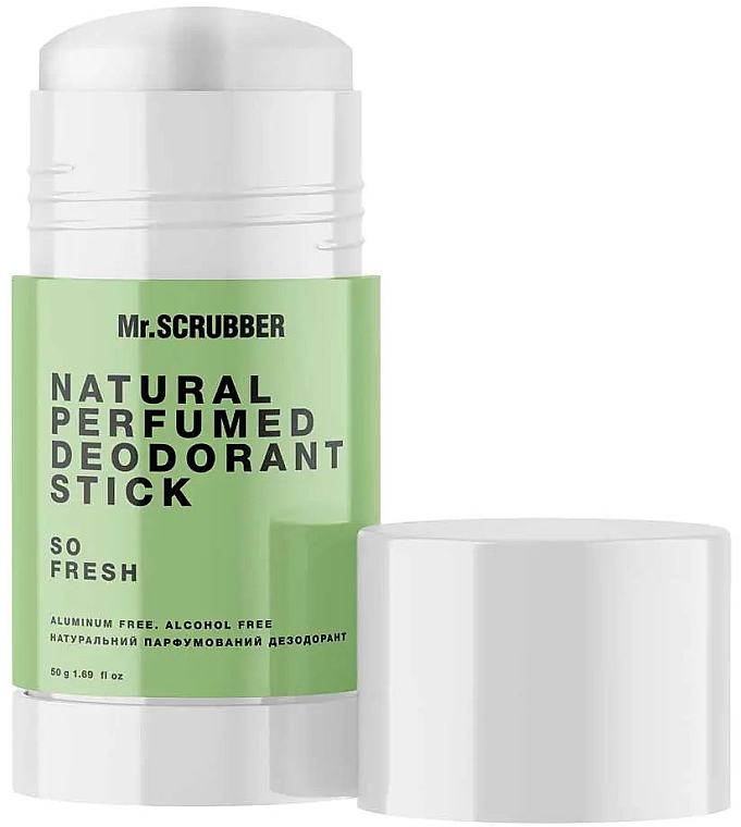 Натуральный парфюмированный дезодорант "So Fresh" - Mr.Scrubber Natural Perfumed Deodorant Stick