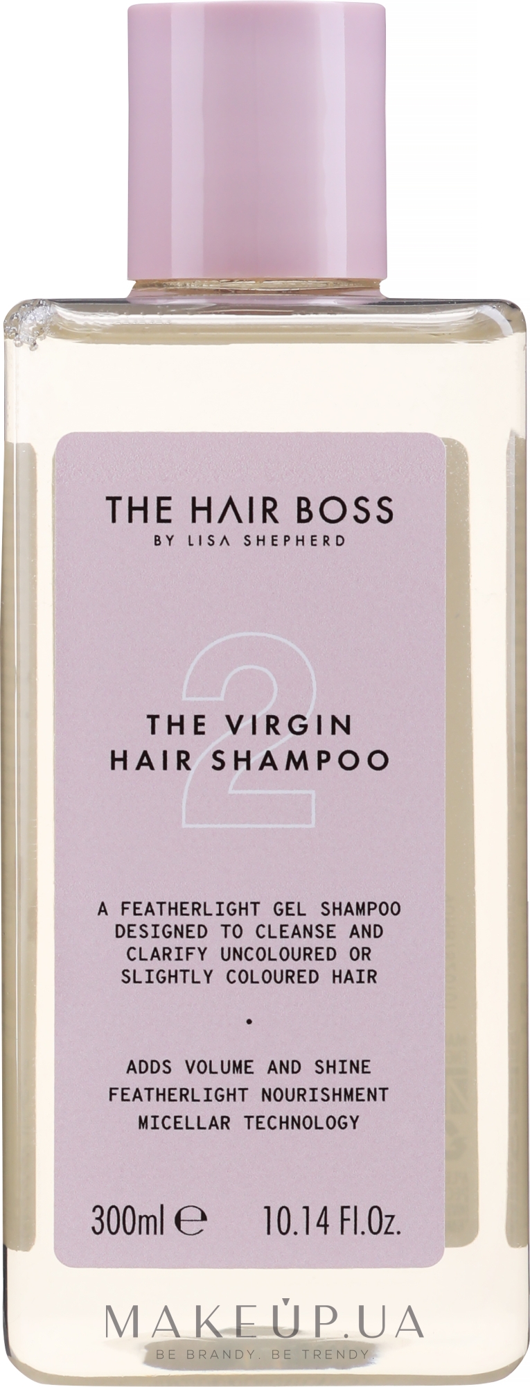 Шампунь для неокрашенных или слегка окрашенных волос - The Hair Boss Virgin Hair Shampoo — фото 300ml