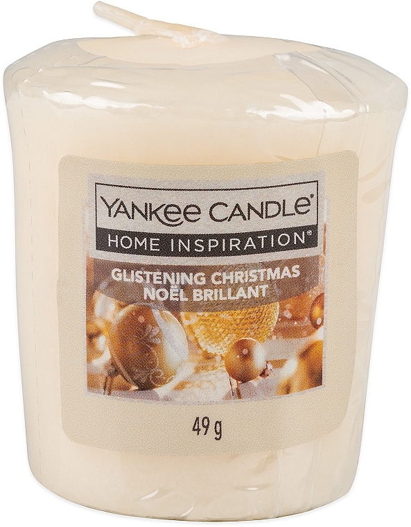 Ароматическая свеча - Yankee Candle Votive Home Inspiration Glistening Christmas — фото N1