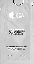 Духи, Парфюмерия, косметика Ночной тонизирующий крем-маска для тела - Rhea Cosmetics Sleep Tone (пробник)