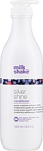 Кондиціонер для освітленого і сивого волосся - Milk Shake Silver Shine Conditioner — фото N3
