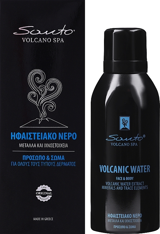 Вулканическая вода для лица и тела - Santo Volcano Volcanic Water Face & Body — фото N1