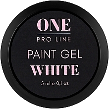 Гель-краска для ногтей - One Pro Line Paint Gel — фото N2