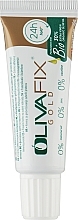 Крем для фіксації зубних протезів з оливковою олією - Bonyf OlivaFix Gold Denture Adhesive Cream (міні) — фото N1