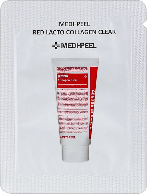 Очищающая пенка для умывания с коллагеном - MEDIPEEL Red Lacto Collagen Clear (пробник)