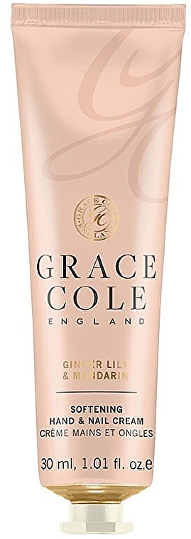 Крем для рук "Имбирь, лилия и мандарин" - Grace Cole England Ginger Lily & Mandarin Softening Hand & Nail Cream — фото N1