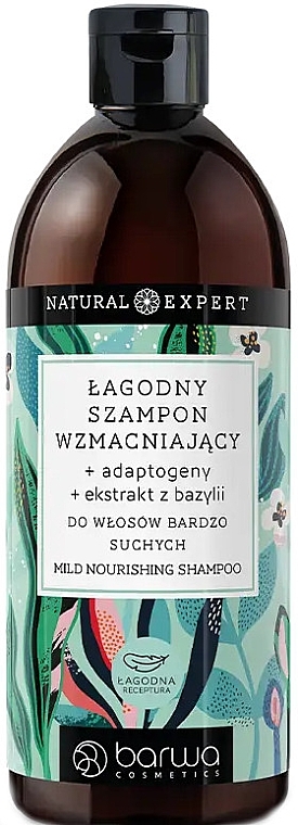 Зміцнювальний шампунь для дуже сухого волосся - Barwa Natural Expert Mild Nourishing Shampoo — фото N1