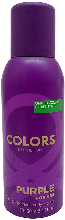 Benetton Colors De Benetton Purple - Дезодорант — фото N1