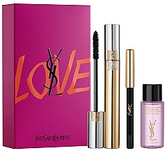 Духи, Парфюмерия, косметика Набор - Yves Saint Laurent Mascara Volume Effet Faux Cils (mascara/6.5ml + eye/pencil/0.8g + makeup/remover/8ml)