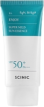 Увлажняющая солнцезащитная эссенция - Scinic Enjoy Super Mild Sun Essence SPF50+ PA++++ — фото N1