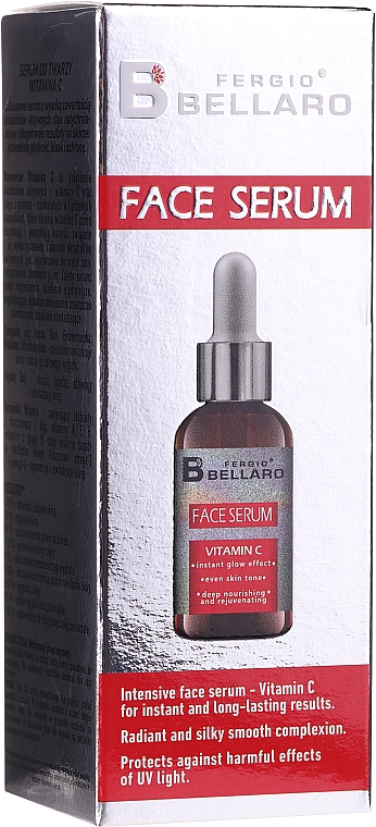 Сыворотка для лица с витамином С - Fergio Bellaro Face Serum Vitamin C — фото N3