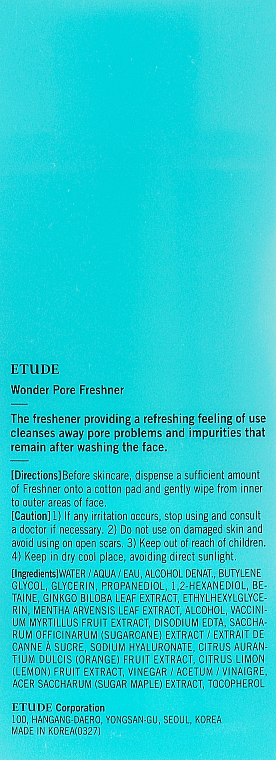 Тонік для проблемної шкіри - Etude House Wonder Pore Freshner — фото N5