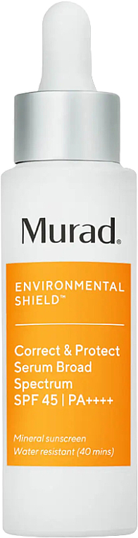 Осветляющая сыворотка для лица - Murad Environmental Shield Correct&Protect Broad Spectrum SPF45 PA++++ — фото N1