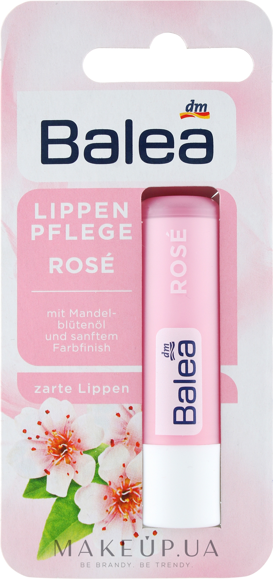 Бальзам для губ "Троянда" - Balea Lippenpflege Rose — фото 4.8g