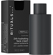 Парфумерія, косметика Крем для обличчя - Rituals Homme 24h Hydrating Face Cream (змінний блок)
