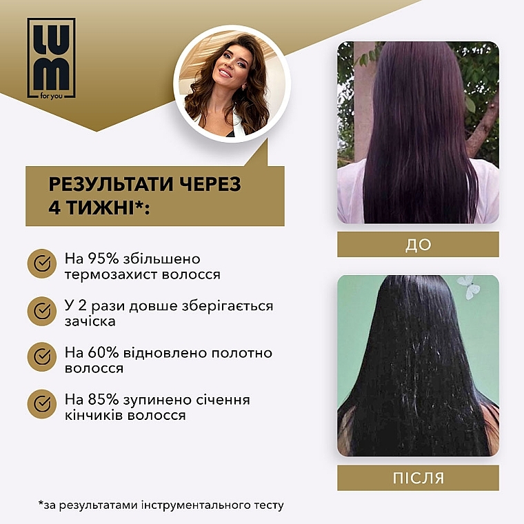 Кератиновий спрей для волосся - LUM Protective Keratin Spray — фото N4