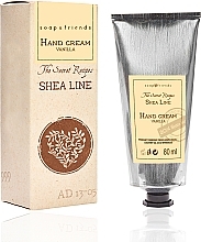 Крем для рук "Ваніль" - Soap&Friends Shea Line Hand Cream Vanilla — фото N1