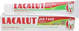 Парфумерія, косметика Зубна паста - Lacalut Aktiv Herbal Toothpaste