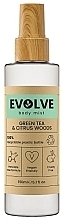 Evolve Green Tea & Citrus Woods - Парфумований спрей для тіла — фото N1