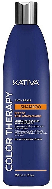 Кондиціонер для волосся - Kativa Color Therapy Anti-Orange Effect Conditioner — фото N1