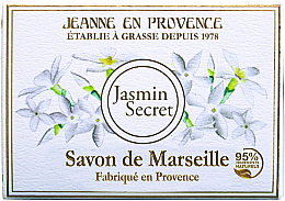 Парфумерія, косметика Jeanne en Provence Jasmin Secret Soap - Парфумоване мило