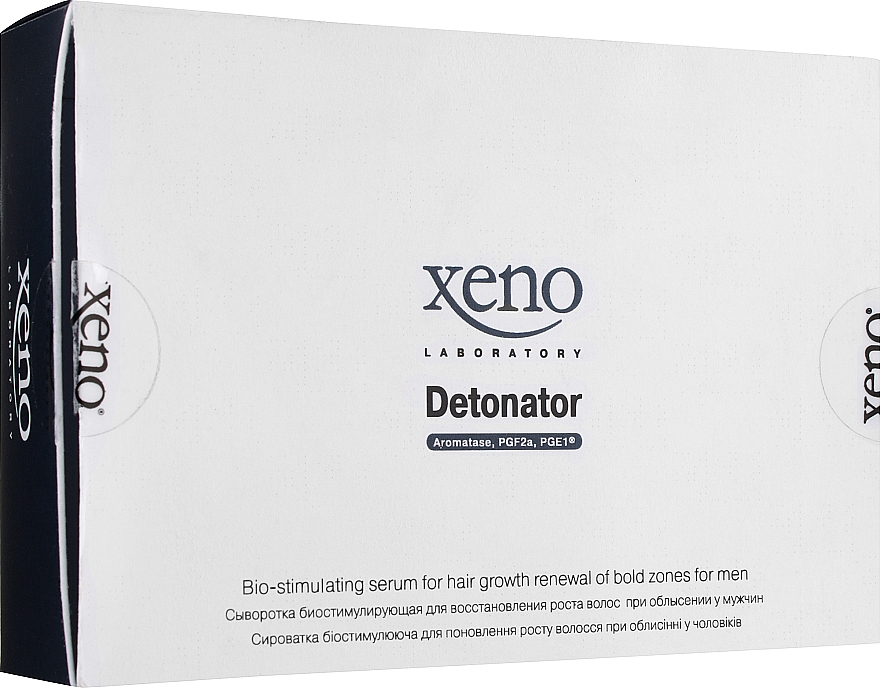 Сиворотка для відновлення росту волосся у чоловіків - Xeno Laboratory Detonator For Men — фото N1