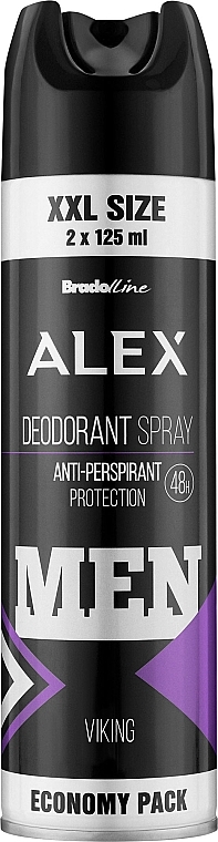 Дезодорант-спрей для мужчин - Bradoline Alex Viking Deodorant — фото N1