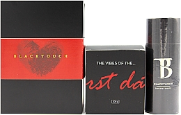 Набор "Для него" - BlackTouch GiftBox (candle/200g + f/oil/30ml + silicone/brush/1pcs) — фото N2