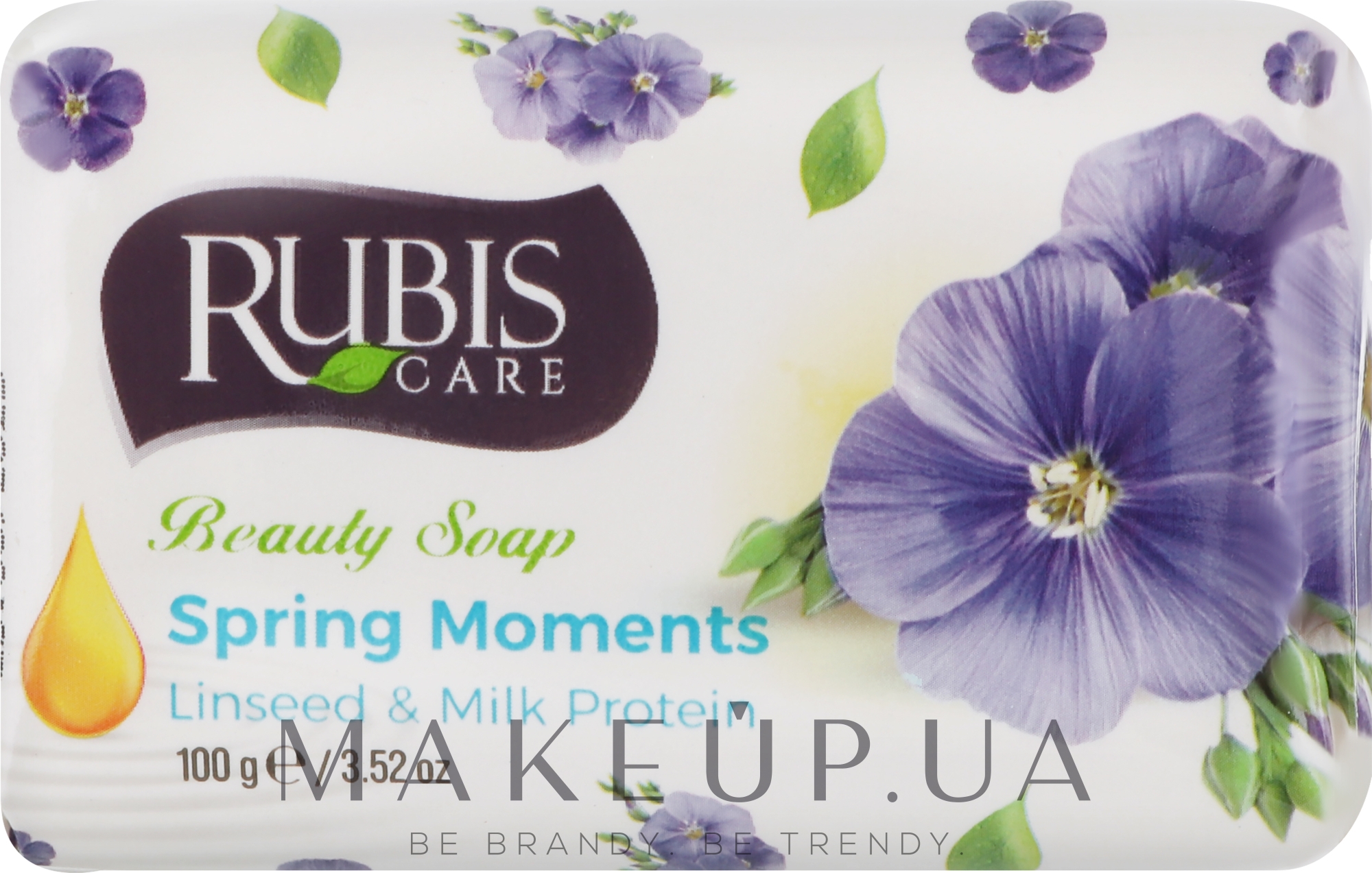 Мило "Весняні моменти" у паперовій упаковці - Rubis Care Spring Moments Noutishing Soap — фото 100g
