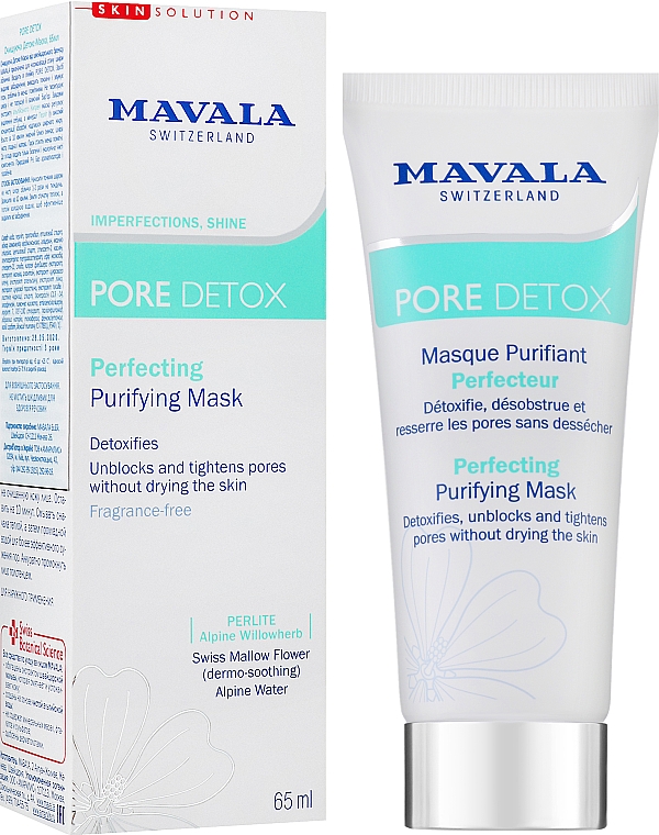 Очищающая детокс-маска для лица - Mavala Pore Detox Perfecting Purifying Mask — фото N2