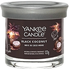 Ароматична свічка на підставці "Чорний кокос", 1 ґніт - Yankee Candle Black Coconut Tumbler — фото N1