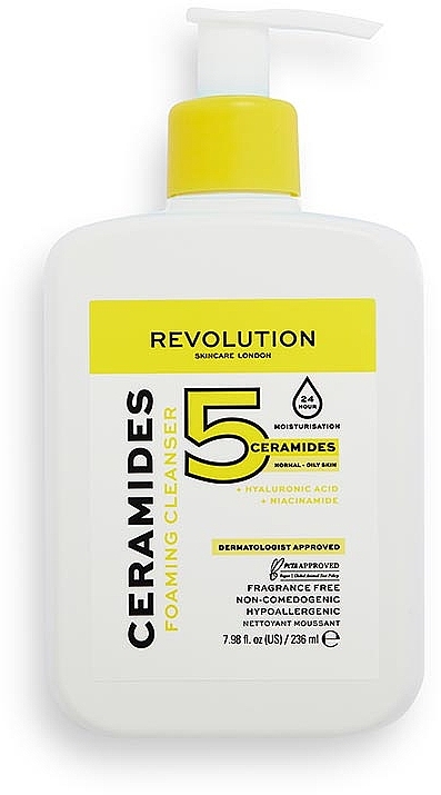 Пінка для вмивання - Revolution Skincare Ceramides Foaming Cleanser — фото N1
