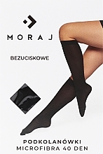 Духи, Парфюмерия, косметика Женские гольфы из микрофибры, 1 пара, 40 den, nero - Moraj