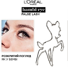 Туш для об'єму та подовження вій - L'Oreal Paris Bambi Eye False Lash — фото N6
