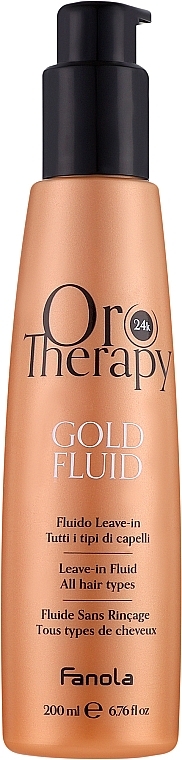 Флюїд для волосся - Fanola Oro Therapy Gold Fluid — фото N1
