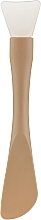 Духи, Парфюмерия, косметика Шпатель CS-156P косметический силиконовый с лопаткой для масок, персиковый - Cosmo Shop