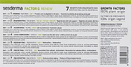 Ампулы для лица - SesDerma Laboratories Factor G Renew Biostimulating Ampoules Anti-Ageing Action — фото N10