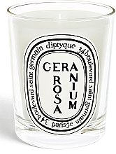 Ароматическая свеча - Diptyque Geranium Rosa Candle — фото N2