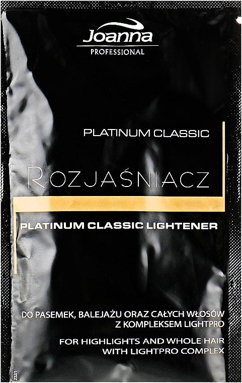 Осветлитель для волос - Joanna Platinum Classic (саше) — фото N1