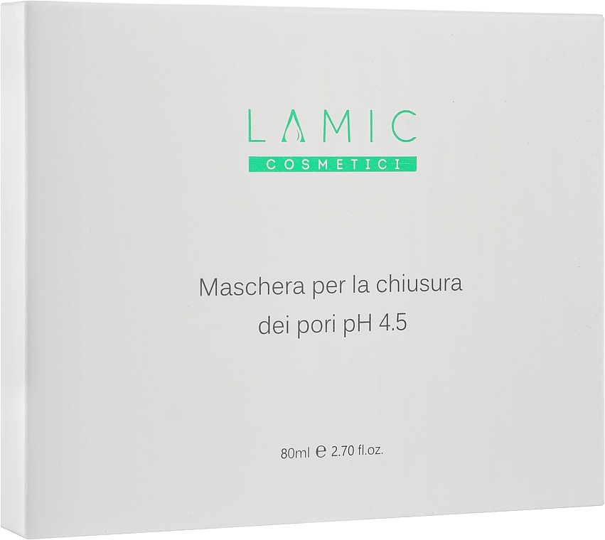 Маска для закрытия пор - Lamic Cosmetici Maschera Per La Chiusura Dei Pori Ph 4.5