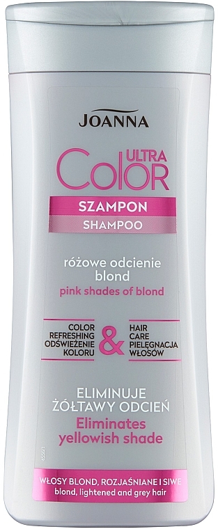 Шампунь для світлого і сірого волосся - Joanna Ultra Color System Shampoo — фото N1