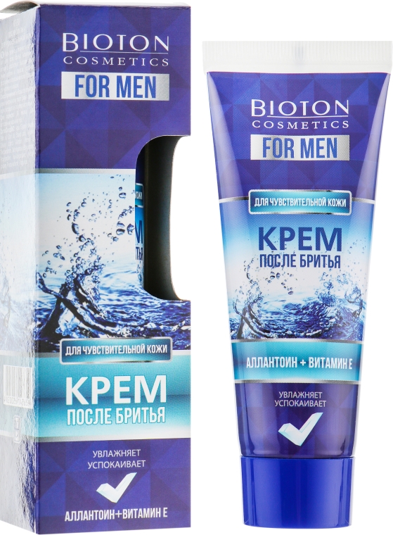 Крем после бритья увлажняющий для чувствительной кожи - Bioton Cosmetics For Men — фото N2
