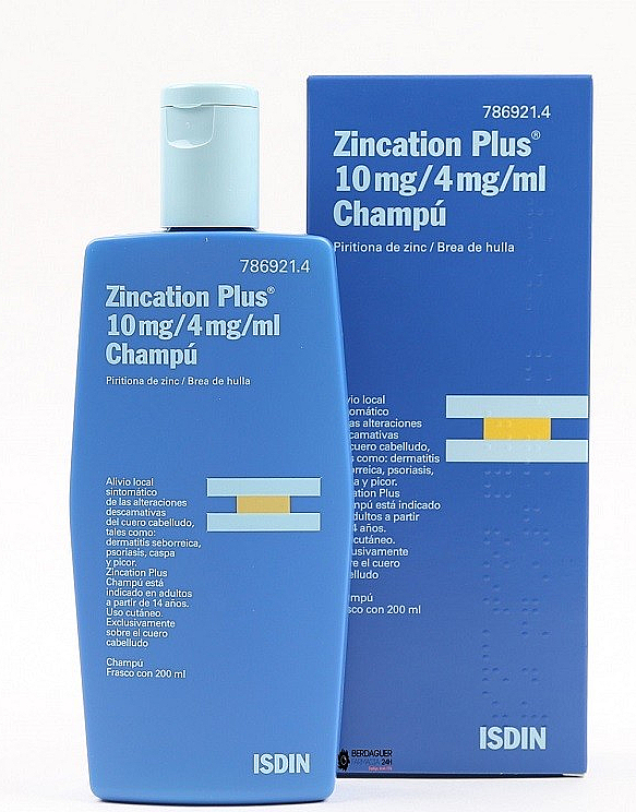 Лечебный шампунь - Isdin Zincation Plus Medicinal Shampoo  — фото N1