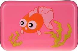 Духи, Парфюмерия, косметика Мыльница детская, 6024, розовая с рыбкой - Donegal