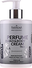 Духи, Парфюмерия, косметика Парфюмированный крем для рук и тела - Farmona Professional Perfume Hand&Body Cream Men