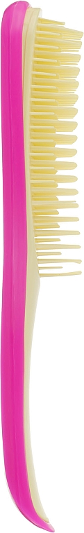 Расческа для волос, желто-розовая - Avenir Cosmetics Wet Hair — фото N3
