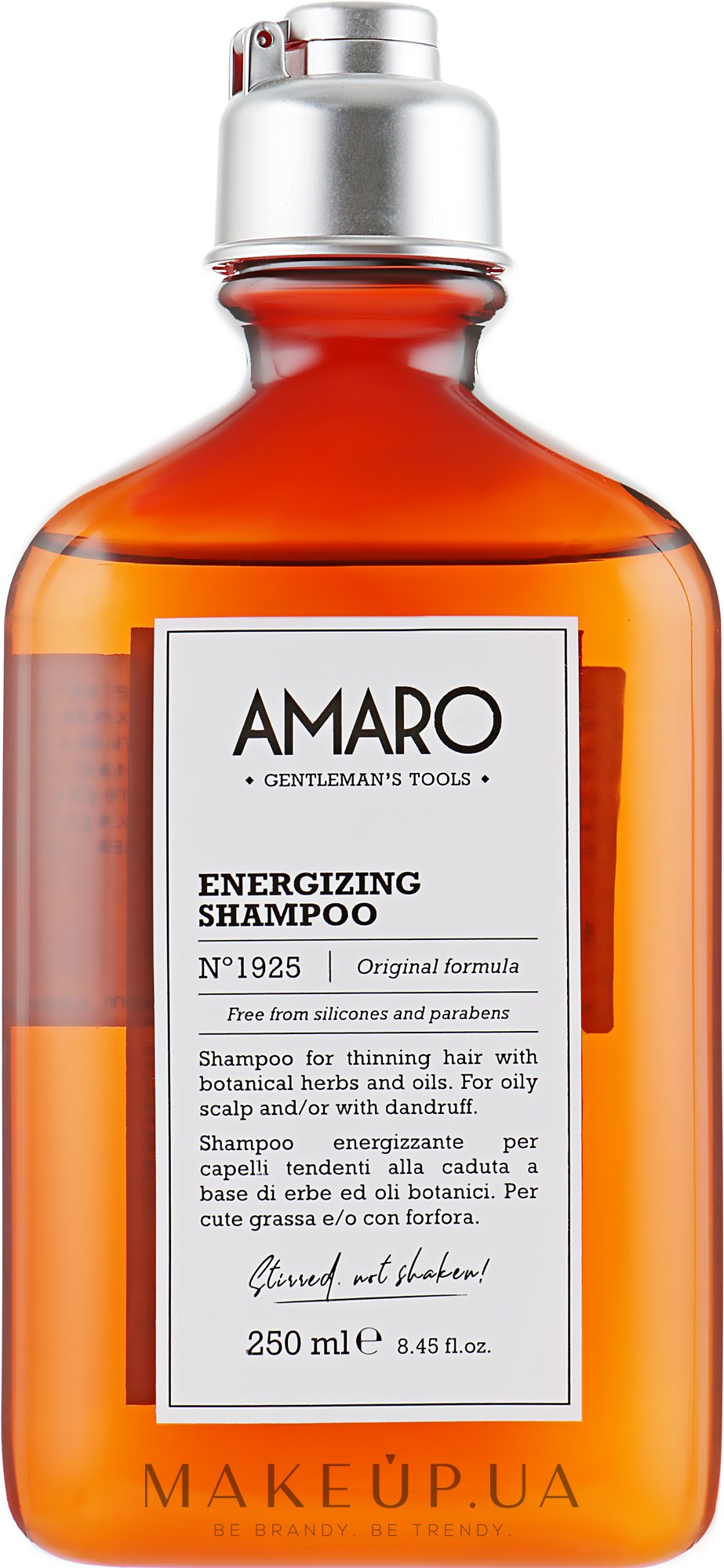 Энергетический шампунь - FarmaVita Amaro Energizing Shampoo — фото 250ml
