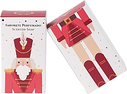 Парфумерія, косметика Мило «Червоний різдвяний лускунчик з ароматом смаженого мигдалю» - Essencias De Portugal Red Christmas Nutcraker