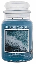 Ароматическая свеча в банке - Village Candle Sea Salt Surf Candle — фото N2